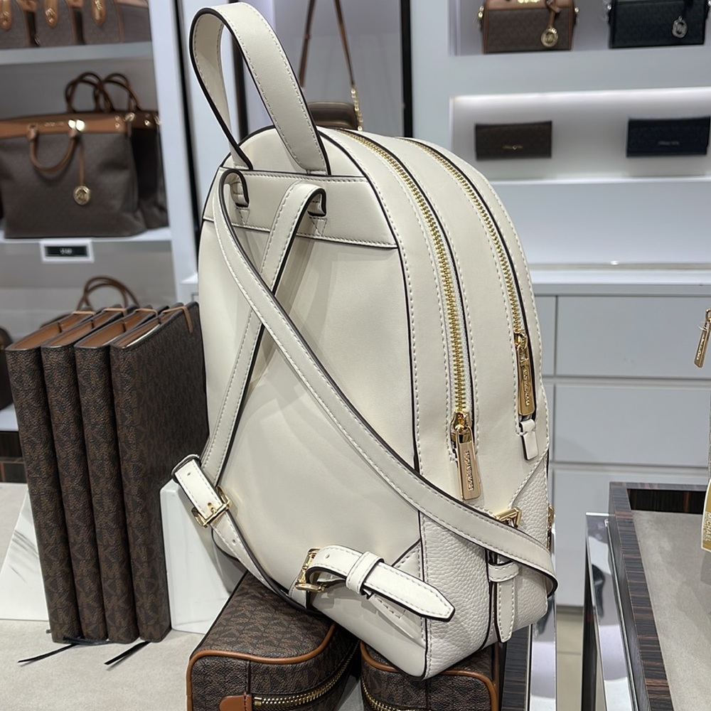 Michael Kors Jaycee Medium Pebbled Leather Backpack
Light Cream - Picture 4 of 16